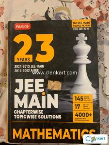 Jee main 23 years maths