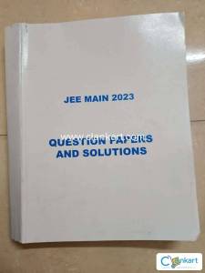 Jee main previous year questions with answers 2023