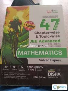 Jee mains and Advanced 47 years, chapters wise Pyq (Mathematics)