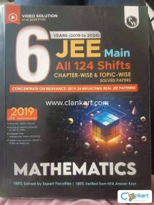 Jee mains mathematics previous year question chapters wise (2019-2024)