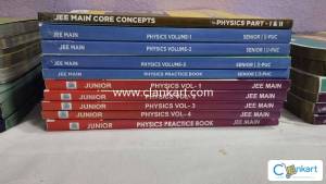 JEE PREP books complete set with core concepts (top notch condition)