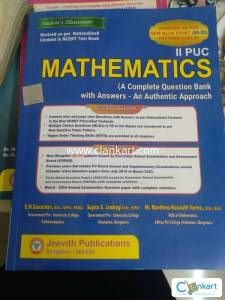Jeevith publication mathematics for 2nd puc