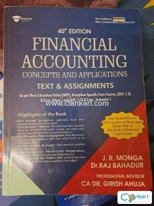 Jr monga financial accounting sem1 bcom/bcom hons