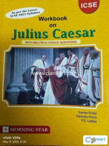 Julius Caesar Workbook with mcqs for classes 9th and 10th.