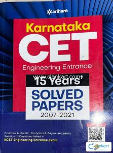 KARNATAKA CET 15 YEARS SOLVED PAPERS(2007-2021)