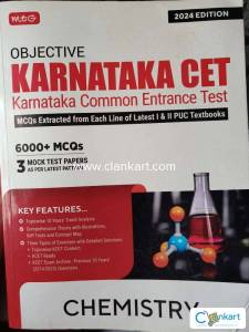 KCET Objective textbook ( chemistry)