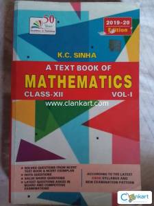 K.C.Sinha vol.1 for class 12