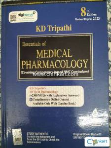 KD TRIPATHI PHARMACOLOGY