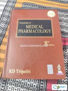KD Tripathi Essentials of Medical Pharmacology 8th Edition