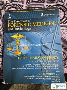 KS Narayan Reddy Forensic medicine