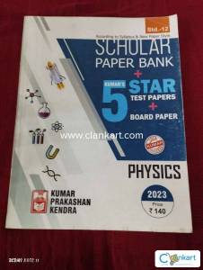 KUMAR'S PHYSICS 5 YEARS TEST AND EXAM PAPERS FOR CLASS 12