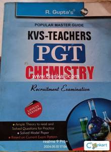 KVS Teacher PGT CHEMISTRY
