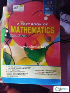 K. C sinha 12 mathematics books vol-1