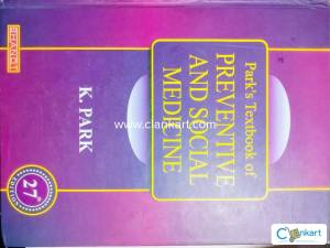 K Park 27th edition PSM Book for 3rd year MBBS