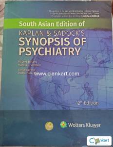 Kaplan and saddocks synopsis of psychiatry 12 edition SAE