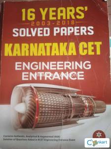Karnataka CET 16 YRS Solved Papers