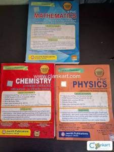 Karnataka boards pu2, 100/100scoring combo ,physics, chemistry, maths
