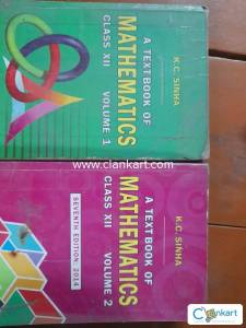K.c. sinha maths for class 12