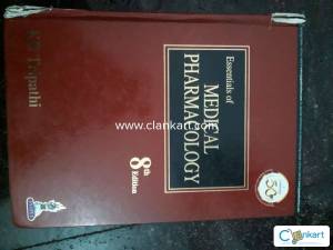 Kd tripathi pharmacology for mbbs