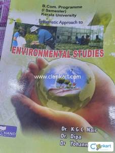 Kerala university 1st sem Environmental studies by Dr.K.G.C. Nair