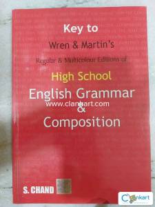 Key to Wren and Martin's high school grammar and composition book