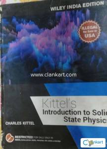 Kittels introduction to solid state physics