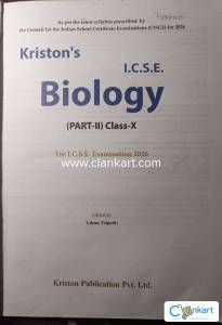 Kriston,s ICSE Biology for class 10 2025 edition