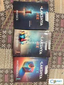 LAKSHAY JEE MODULE PCM BOOKS 5 BOOKS OF EACH SUBJECT RARELY USED BY ME