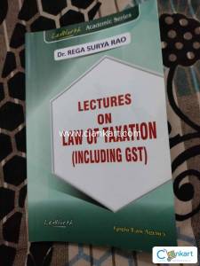 LECTURE ON LAW OF TAXATION (INCLUDING GST)