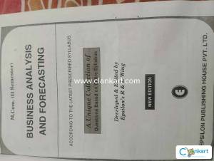 L.U. Easy Notes M.Com II Semester Buisness Analysis And Forecasting