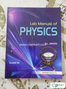 Lab Manual of Physics by S L Arora for class 12
