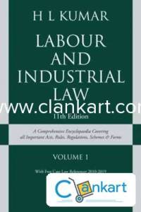 Labour And Industrial Law 11th Edition by H L Kumar (complete set)