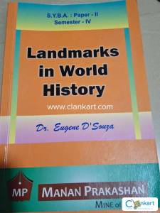 Landmarks in world history for degree