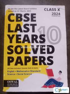 Last ten years PYQs for class 10th.