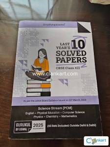 Last year solved questions papers by oswal