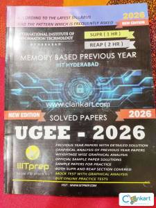 Latest 2026 IIIT Prep Books  Unused/Like New