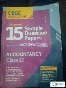 Latest sample papers ACCOUNTANCY for class 12