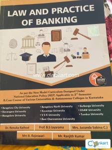 Law and practice of banking