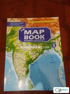 Learning Hubs Map Book for class 8