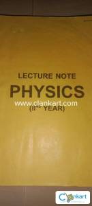 Lecture note physics class 12