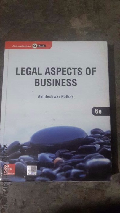 Legal Aspects of Business from Tata Mcgraw Hill Sixth Edition