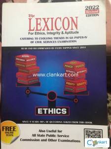 Lexicon for ethics integrity and aptitude 2022 revised edition