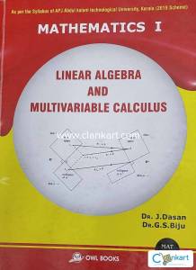 Linear Algebra and Multivariable Calculus - MAT 101 (KTU 2019 scheme)