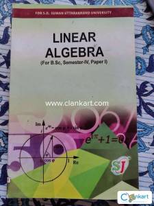Linear Algebra for BSc students