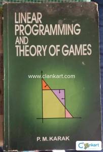 Linear Programming and Theory of Games