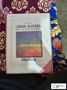 Linear algebra and it's applications , gilbert strang