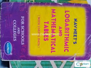 Logarithmic and mathematics table book