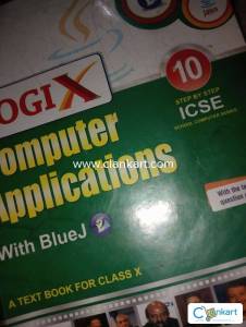 Logix computer applications with BlueJ class 10 ICSE