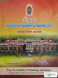 Loyola Institute of Placement & Training (LIPT) Question Bank