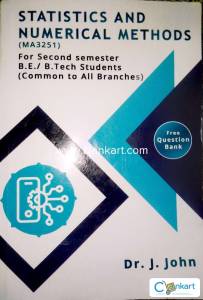 MA3251 - STATISTICS AND NUMERICAL METHODS R-2021